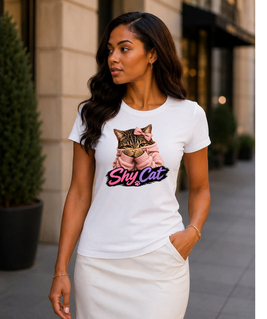 Shy Cat Tee